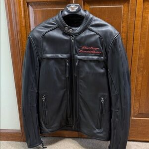 Harley-Davidson Black Leather Performance, riding Jacket